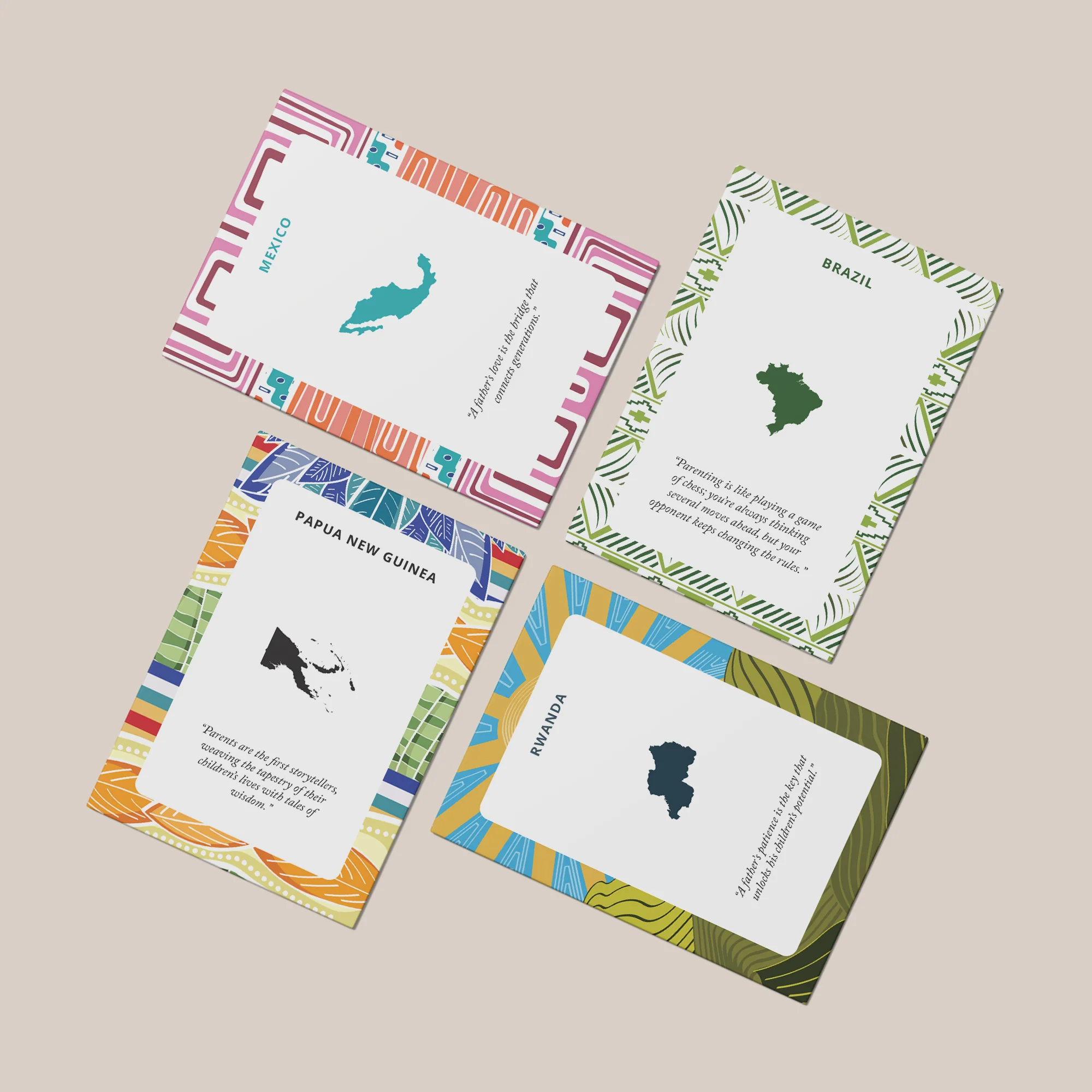 Father's Day card set from around the world - Image 2